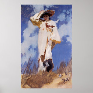 Poster Un coup de vent par John Singer Sargent