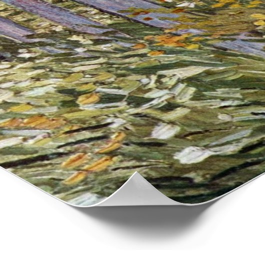 Poster Un Couple Marchant Dans La Forêt Par Vincent Van G (Coin)