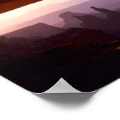 Poster Un couple regarde le lever du soleil du sommet de  (Coin)