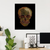 Poster Un crâne par Vincent van Gogh (Bureau à domicile)