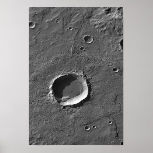 Poster Un cratère sur Mars