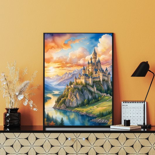 Poster Un crépuscule au château enchanté