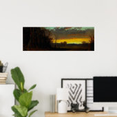 Poster Un crépuscule dans le ciel (Bureau à domicile)