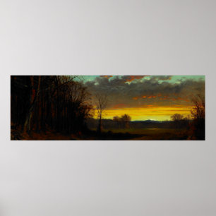 Poster Un crépuscule dans le ciel