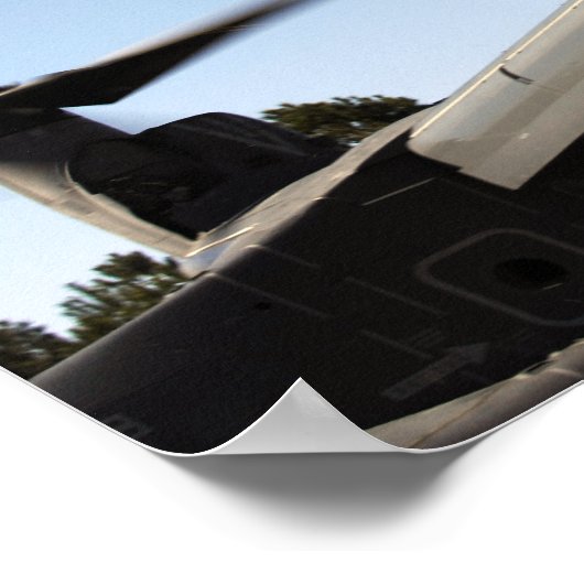 Poster Un CV-22 Osprey se prépare à décoller (Coin)