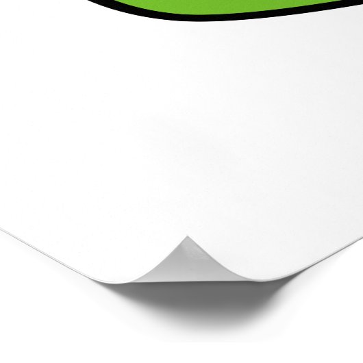 Poster Un Dans Un Melon Amusant Pun De Pastèque (Coin)