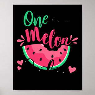 Poster Un Dans Une Soeur Melon Été Anniversaire Fête Matc