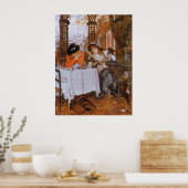 Poster Un Déjeuner par James Tissot (Cuisine)