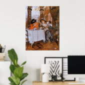 Poster Un Déjeuner par James Tissot (Bureau à domicile)