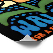 Poster Un Demain plus brillant Boho Aesthétique Kamala Wa (Coin)