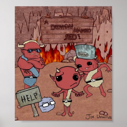 Poster Un démon nommé Jed ! (Devant)