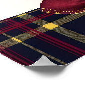 Poster Un Derful 1st BIrthday Preppy Plaid Welcome (Coin)