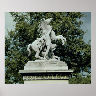Poster Un des deux "chevaux marneux", 1739-45