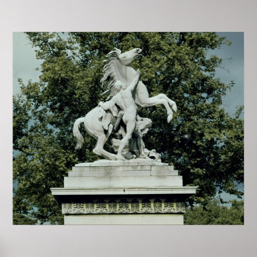 Poster Un des deux "Marly Horses", 1739-45 (Devant)