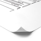 Poster Un Dessin De Ligne Continu De New York USA (Coin)