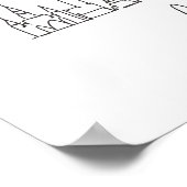 Poster Un Dessin En Ligne Continue De La Nouvelle-Orléans (Coin)