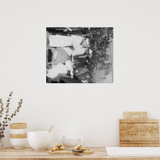 Poster Un deuil chinois en service funèbre pour "High Lee (Cuisine)