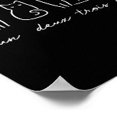 Poster Un Deux Trois Cat Drôle Amoureux de les chats 1 (Coin)