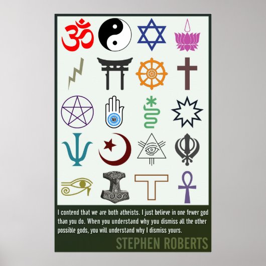 Poster Un Dieu moindre | Stephen Roberts (Devant)