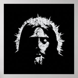 Poster Un Dieu   Visage de Jésus