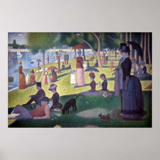 Poster Un dimanche à La Grande Jatte - Georges Seurat 188 (Devant)