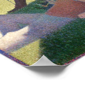 Poster Un dimanche à La Grande Jatte par Georges Seurat (Coin)