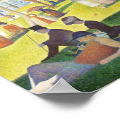 Poster Un dimanche à La Grande Jatte par Georges Seurat (Coin)