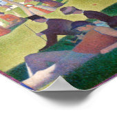 Poster Un dimanche après-midi à La Grande Jatte, Seurat (Coin)