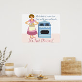 Poster Un Dîner Gelé Signifie Souper (Cuisine)