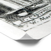 Poster "Un discours sur la planète du Nouveau Monde" (Coin)