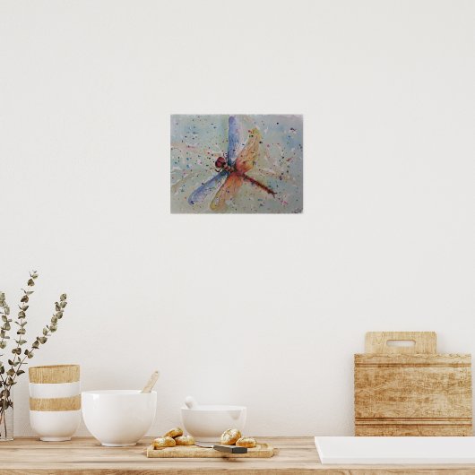 Poster Un dragon exceptionnel vole en vol (Cuisine)