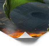 Poster Un dragon gallois vert terrorisait Londres (Coin)