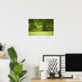 Poster Un drapeau américain sur un green de golf (Bureau à domicile)