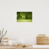 Poster Un drapeau américain sur un green de golf (Cuisine)