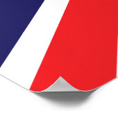 Poster Un drapeau d'Union Jack avec l'Angleterre en face (Coin)