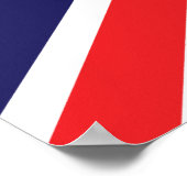 Poster Un drapeau Union Jack avec l'Angleterre écrit dess (Coin)