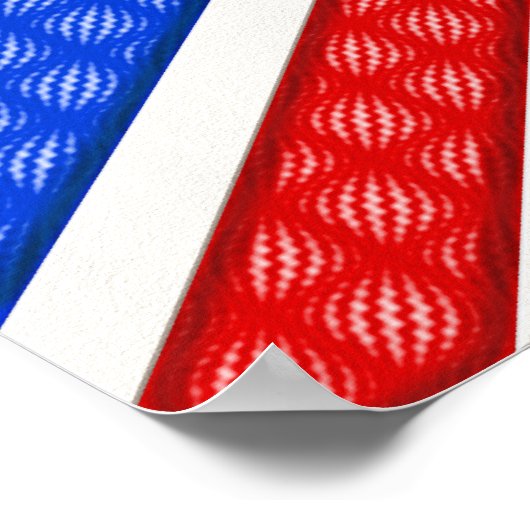 Poster Un drapeau Union Jack texturé. (Coin)