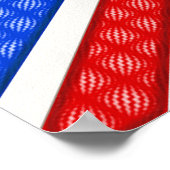 Poster Un drapeau Union Jack texturé avec l'Angleterre éc (Coin)