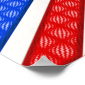 Poster Un drapeau Union Jack texturé avec l'Angleterre éc (Coin)