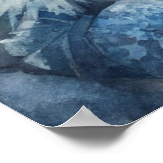 Poster Un écureuil en hiver (Coin)