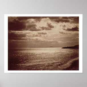 Poster Un effet du Sun, Normandie c.1857 (photo de sépia