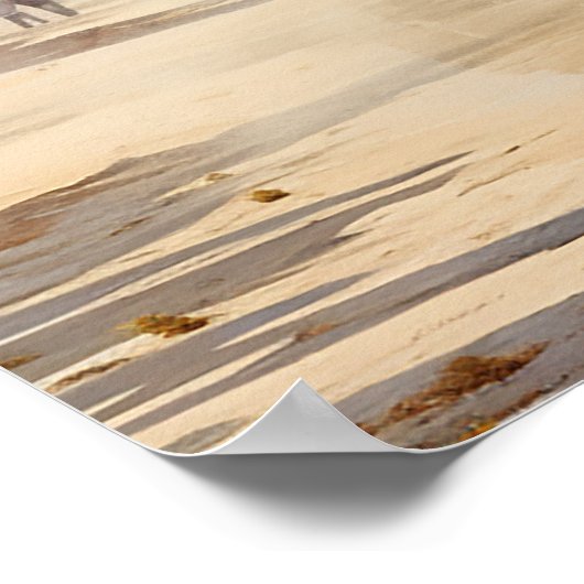 Poster Un éléphant indien peint à l'huile (Coin)