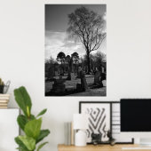Poster Un endroit pour se reposer - Collection gothique B (Bureau à domicile)