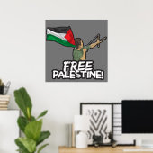 Poster Un enfant-drapeau du Résister Palestinien Liberté (Bureau à domicile)