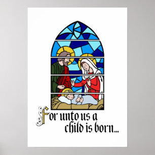 Poster Un enfant naît