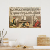 Poster Un enseignant scolaire (Cuisine)