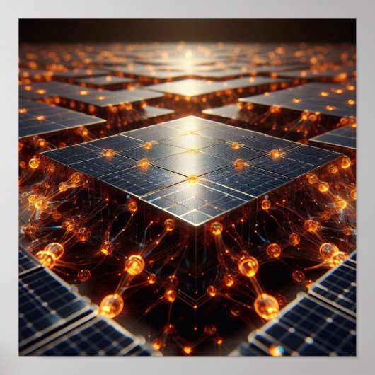 Poster Un ensemble complexe d'orbes et de composants ambr (Devant)