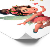 Poster Un ensemble magique de petites bandes dessinées Fé (Coin)