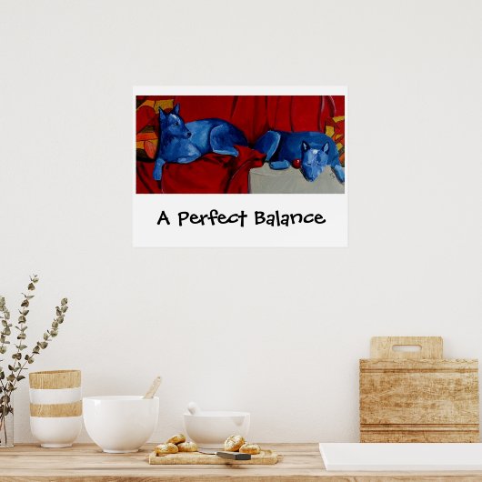 Poster Un équilibre parfait (Cuisine)