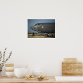 Poster Un équipage de l'US Air Force prépare un B-52 (Cuisine)